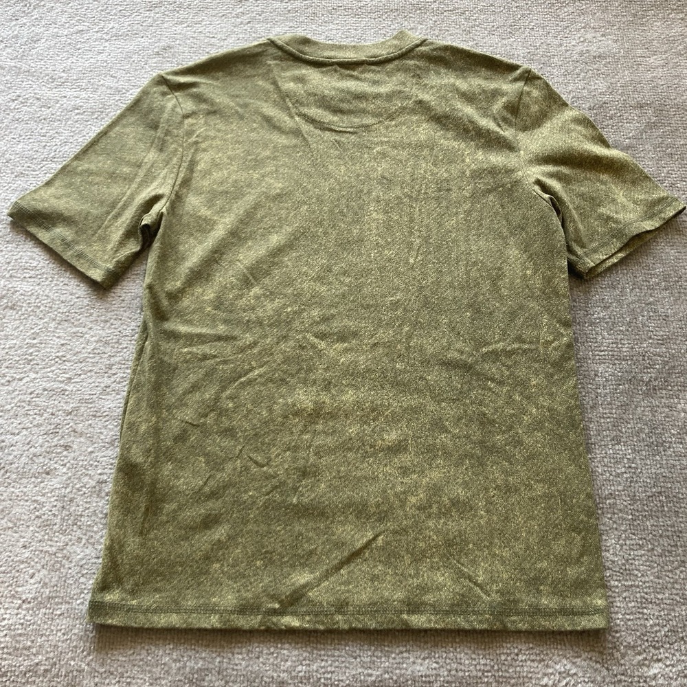 Mens Cross Eyed Moose Gym Training T Shirt Green Size XS‎ Soft